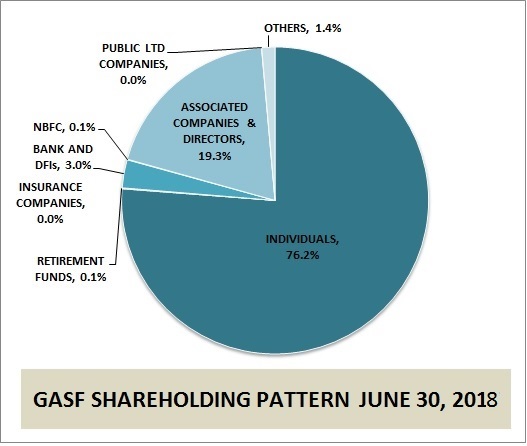 GASF Shareholding Pattern